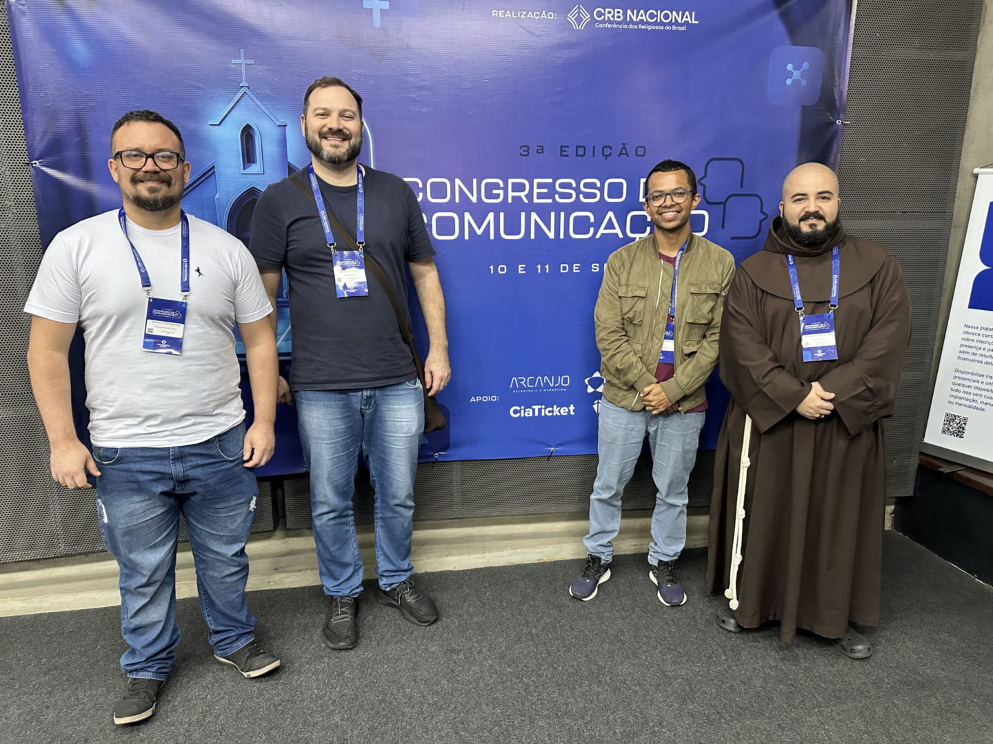 [Frades da Província participam do 3º Congresso de Comunicação da CRB Nacional]