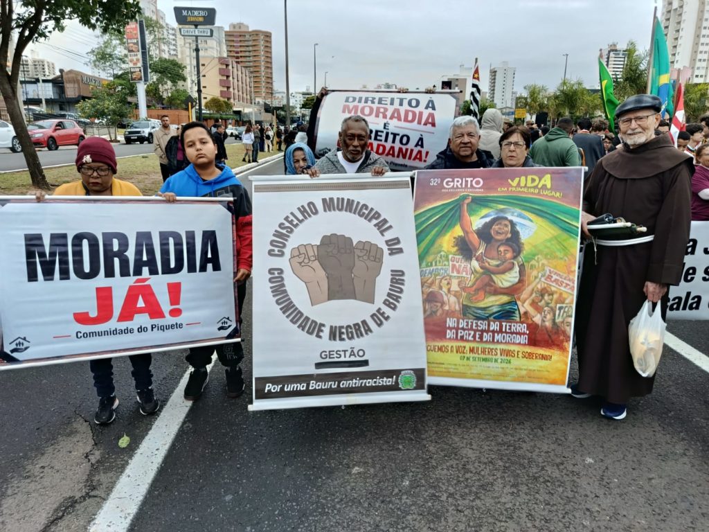 32ª Edição do Grito dos Excluídos em Bauru une movimentos sociais e Igreja na defesa da justiça, da paz e da soberania