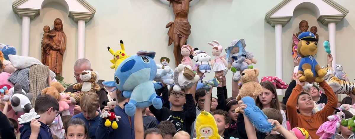 Santa Missa das Crianças reúne famílias e promove bênção das pelúcias em Concórdia