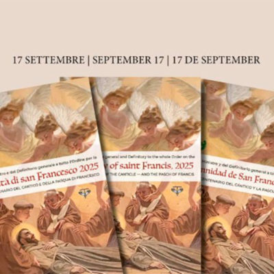 Carta do Ministro e do Definitório Geral a toda a Ordem para a  Solenidade de São Francisco de 2025