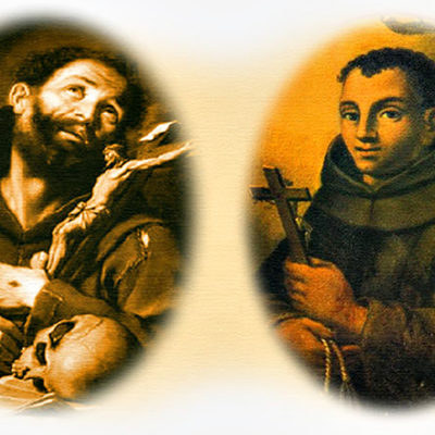 Os frades Francisco e Benedito