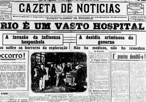 A Gripe Espanhola de 1918: relatos de um frade