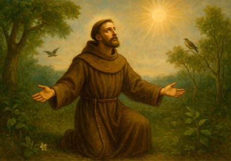 Francisco de Assis ensina: quem reza, serve!