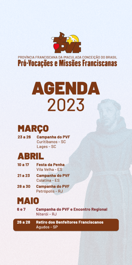 Pró-Vocações e Missões Franciscanas - PVF - Vocacional - Franciscanos ...