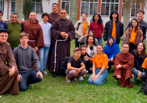 Noviços participam da Jornada Vocacional da Diocese de Rio do Sul