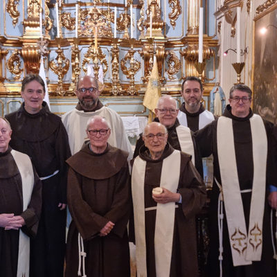 Frades Jubilados de 2025 celebram Festa das Chagas em São Paulo