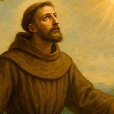 Francisco de Assis ensina: quem reza, serve!