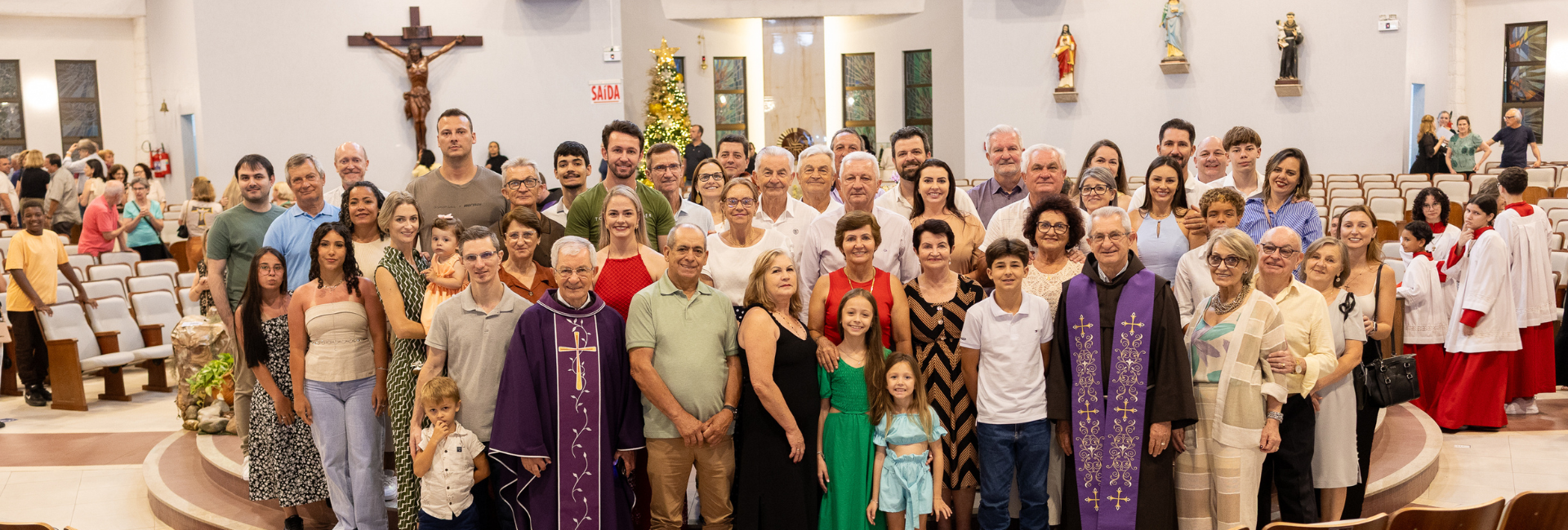 Balneário Camboriú celebra Jubileus do Frei Salésio e Frei Sebastião