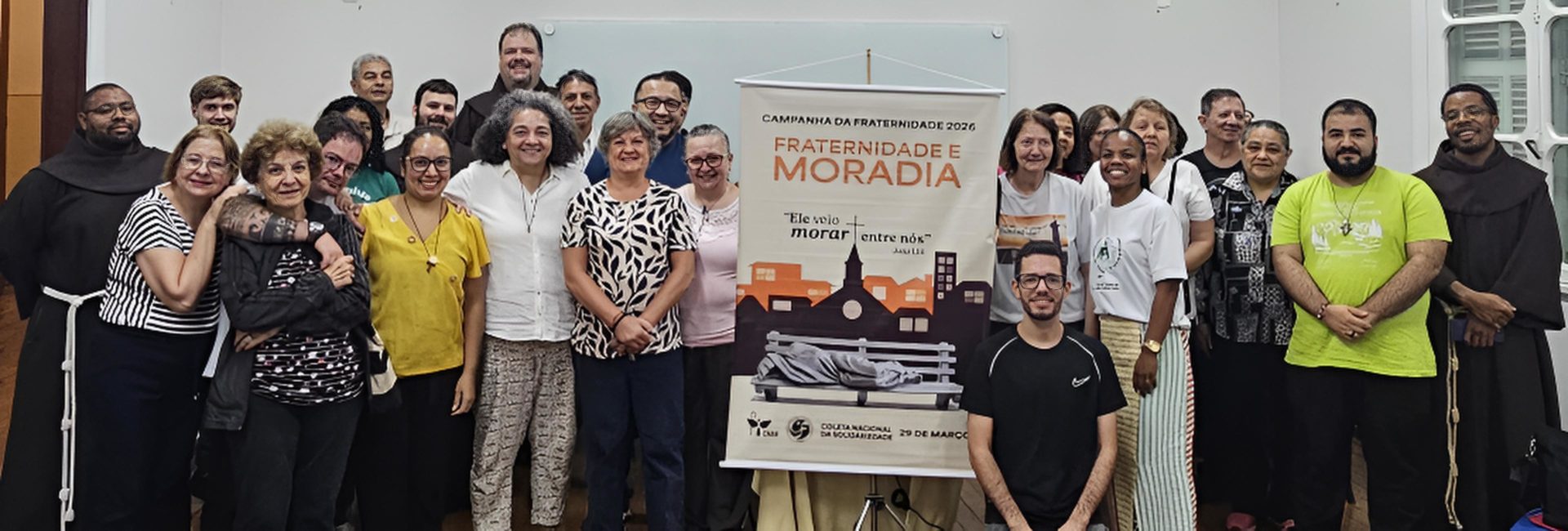 Formação para a CF 2026 reúne lideranças, frades e comunidade no Santuário São Francisco de Assis