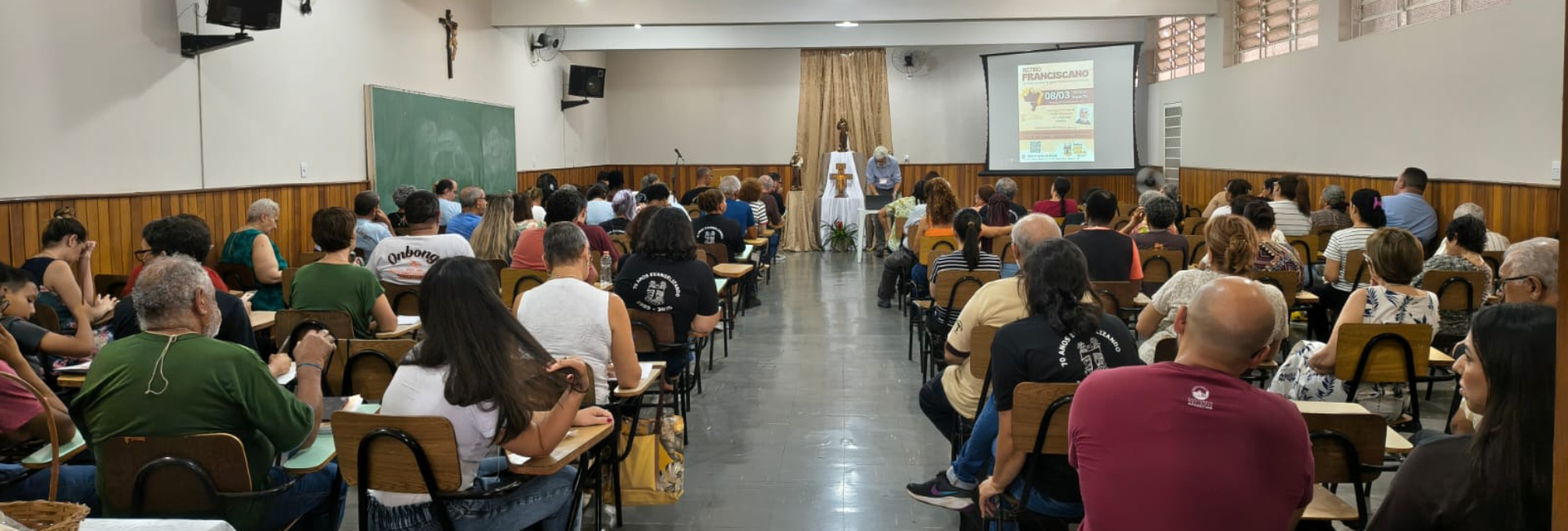 Paróquia Santo Antônio realiza retiro com foco no Jubileu de 800 anos da morte de São Francisco