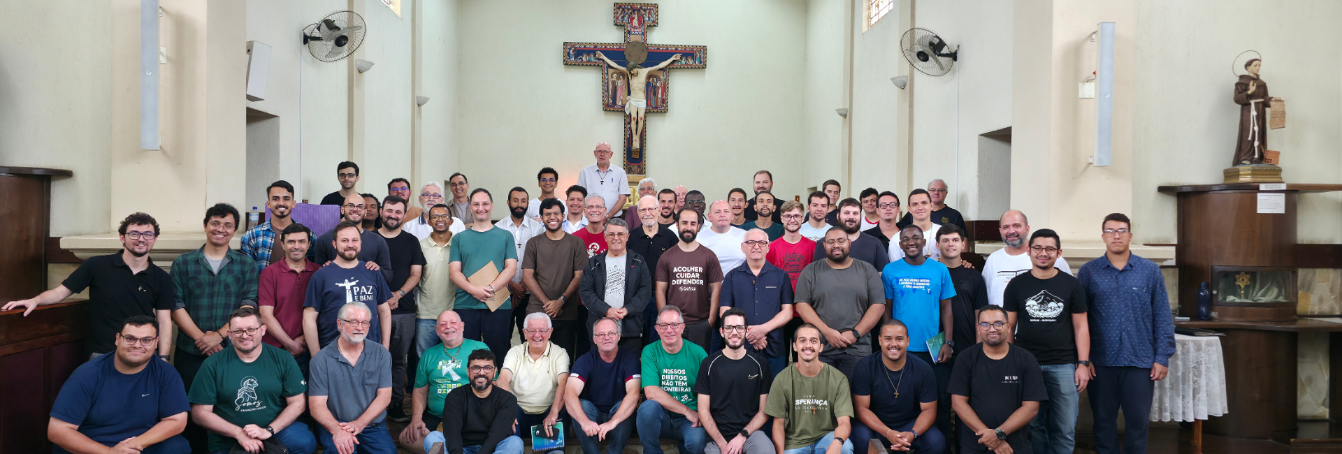 Encontro Regional dos frades do estado de São Paulo em Guaratinguetá