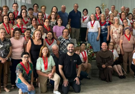 Retiro do Apostolado da Oração e Zeladoras de Capelinha na Paróquia São Luiz Gonzaga