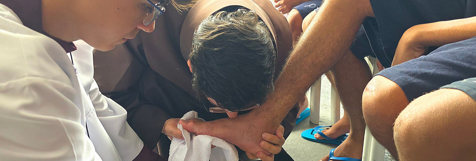 Fraternidade do Peri Alto celebra Lava-Pés em Unidade da Fundação CASA na cidade de São Paulo