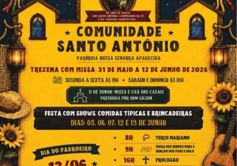 Comunidade Santo Antônio de Nilópolis celebra Jubileu de Diamante com programação especial