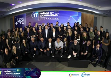 Rádio Celinauta brilha no Prêmio Sistema Fiep de Jornalismo e conquista a principal premiação da noite